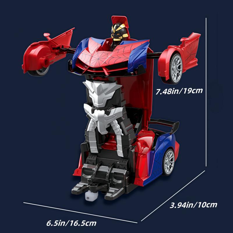 Multifunctional Transforming Vehicle Toy  Racing And Robot Modes  Perfect Gift For Kids image 10
