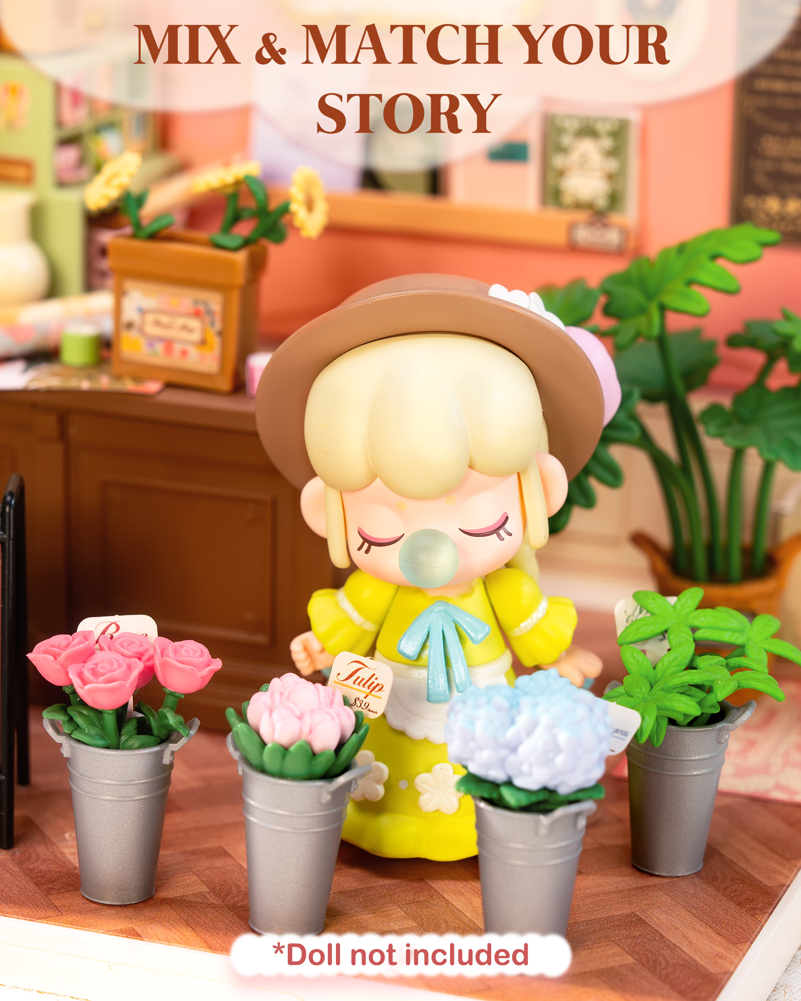 Rolife Super Creators Miniature House DIY Kit, 3D Wooden Puzzle With LED Lights, Great Gift For Adults & Teenagers, Multiple Themes,DW017B