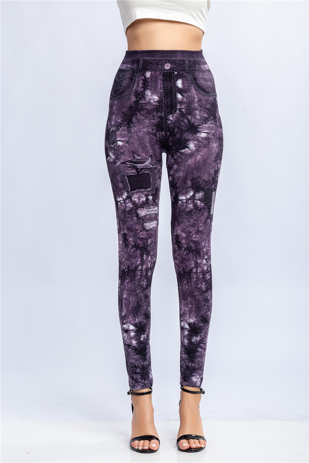 Slim-fit Hip-lifting Breathable Super Stretch Cropped Trousers