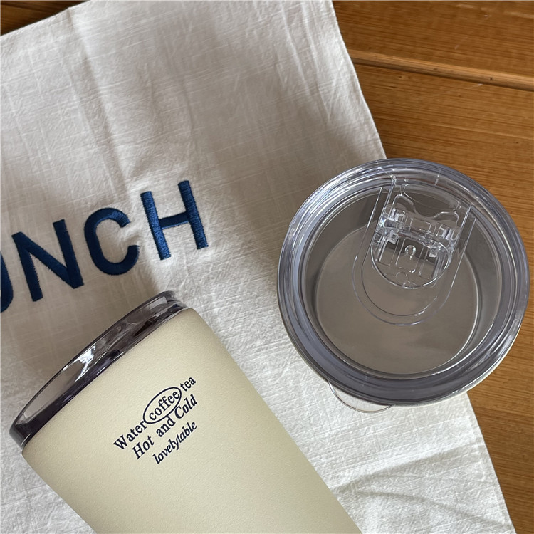 Portable Simple French Retro Letter Cup