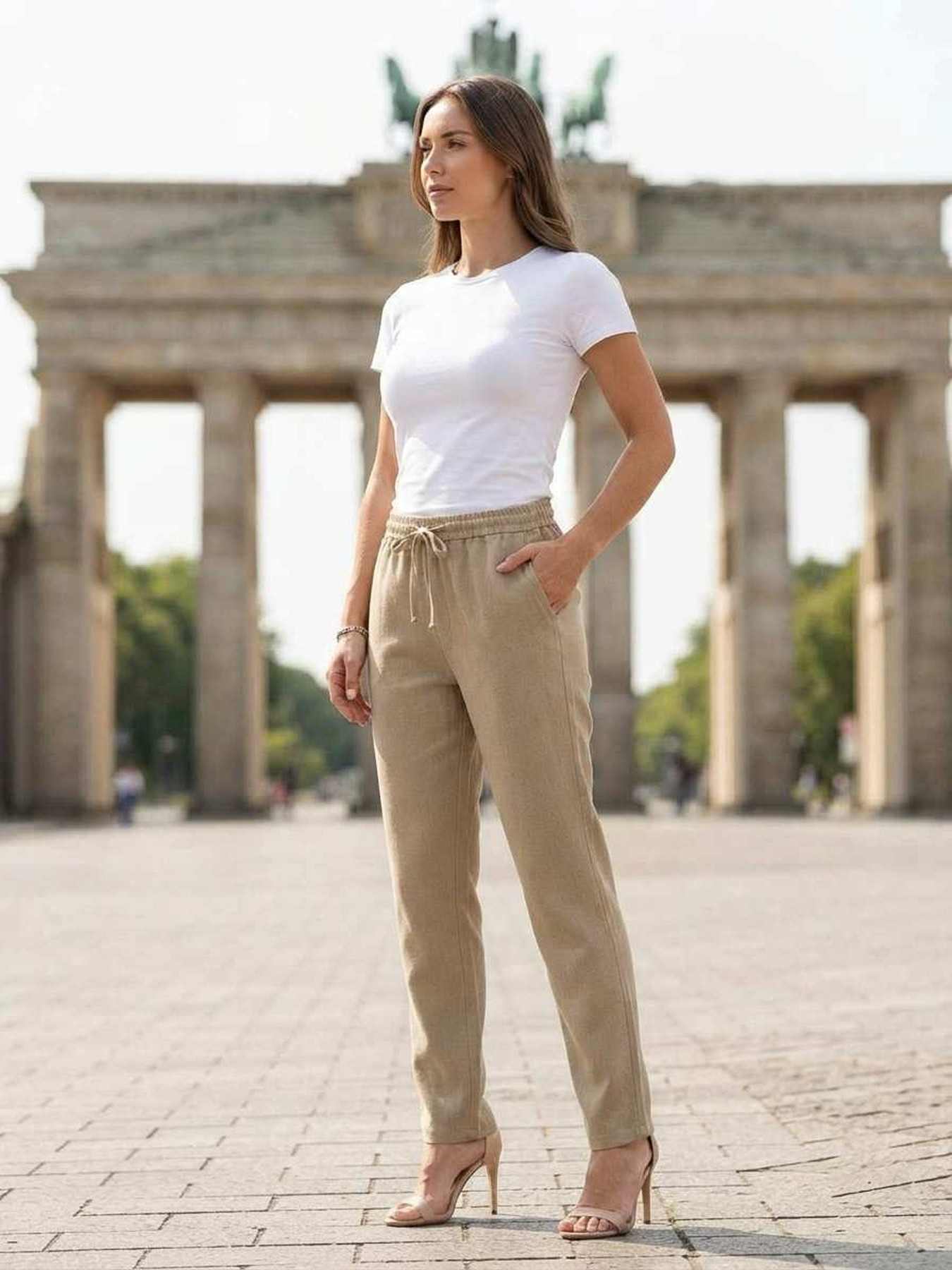 Ladies Long Trousers, Straight Leg Pants, Women Casual Pants, Casual Pants, Women Pants, Sports Pants, Women's Long Pants, Sweatpants, Casual Drawstring Pants Women Everyday Wear Bottoms