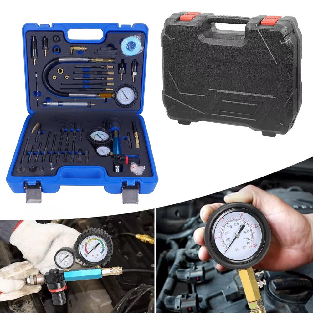 46X Diesel Petrol Engine Compression Tester Pressure Loss Leak Master Kit — image 6