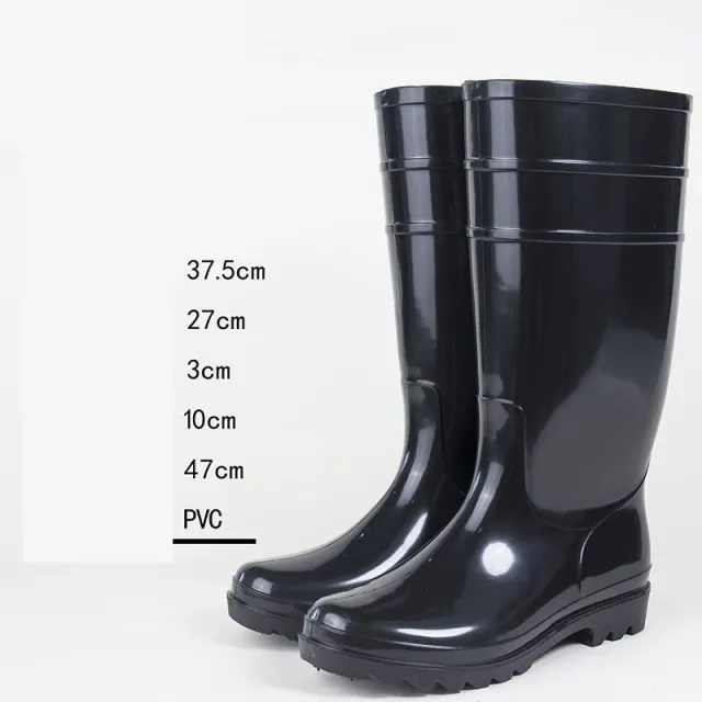 Labor Protection High And Low Drum Water Shoes Are Anti skid And Wear resistant Black - Shop at LoveMi