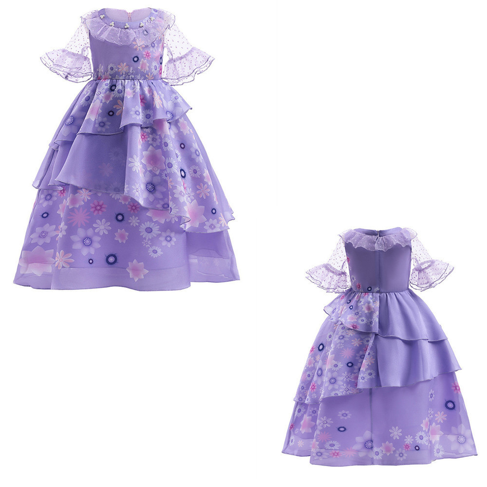 New Skirt Suit Princess Dress Children Short Sleeve