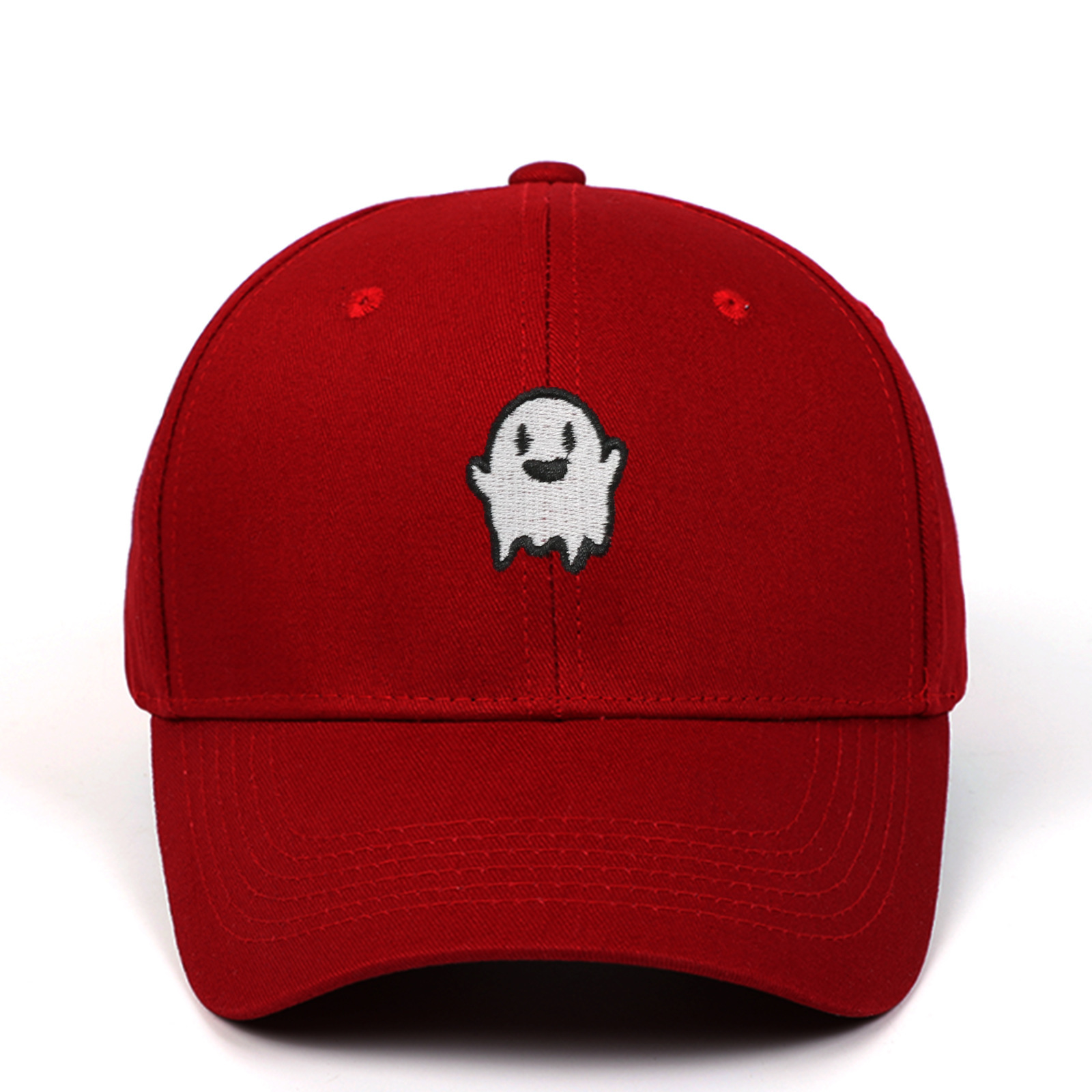 Embroidered Curled Dome Visor Baseball Cap