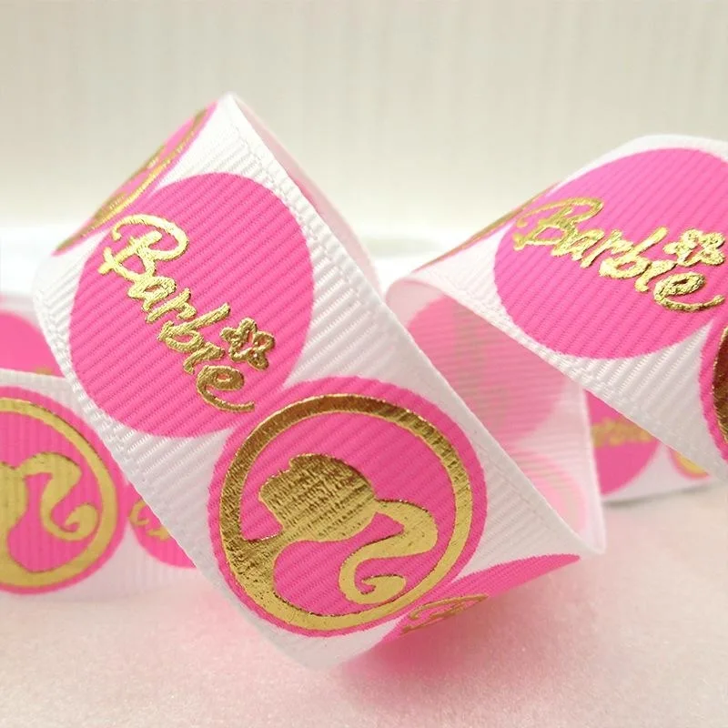 22mm Pink Barbie Clothing Accessories Ribbon