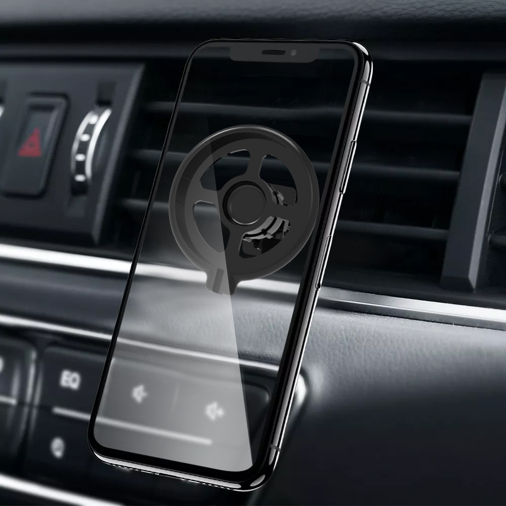 Title 2, Wireless Charging Car Air Outlet Rotating Mobil...