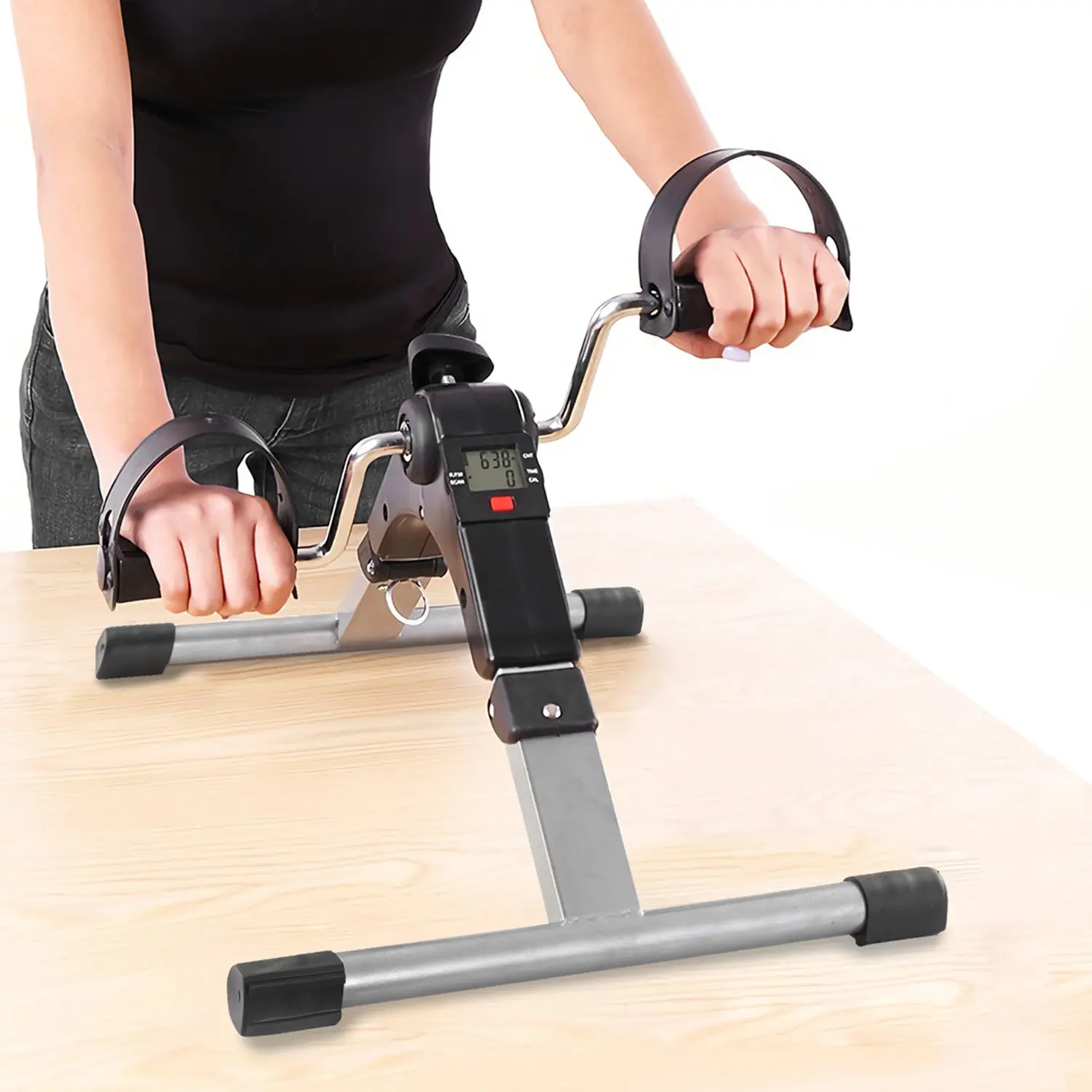 Foldable Exercise Bike Pedal Fitness Exerciser Cycle