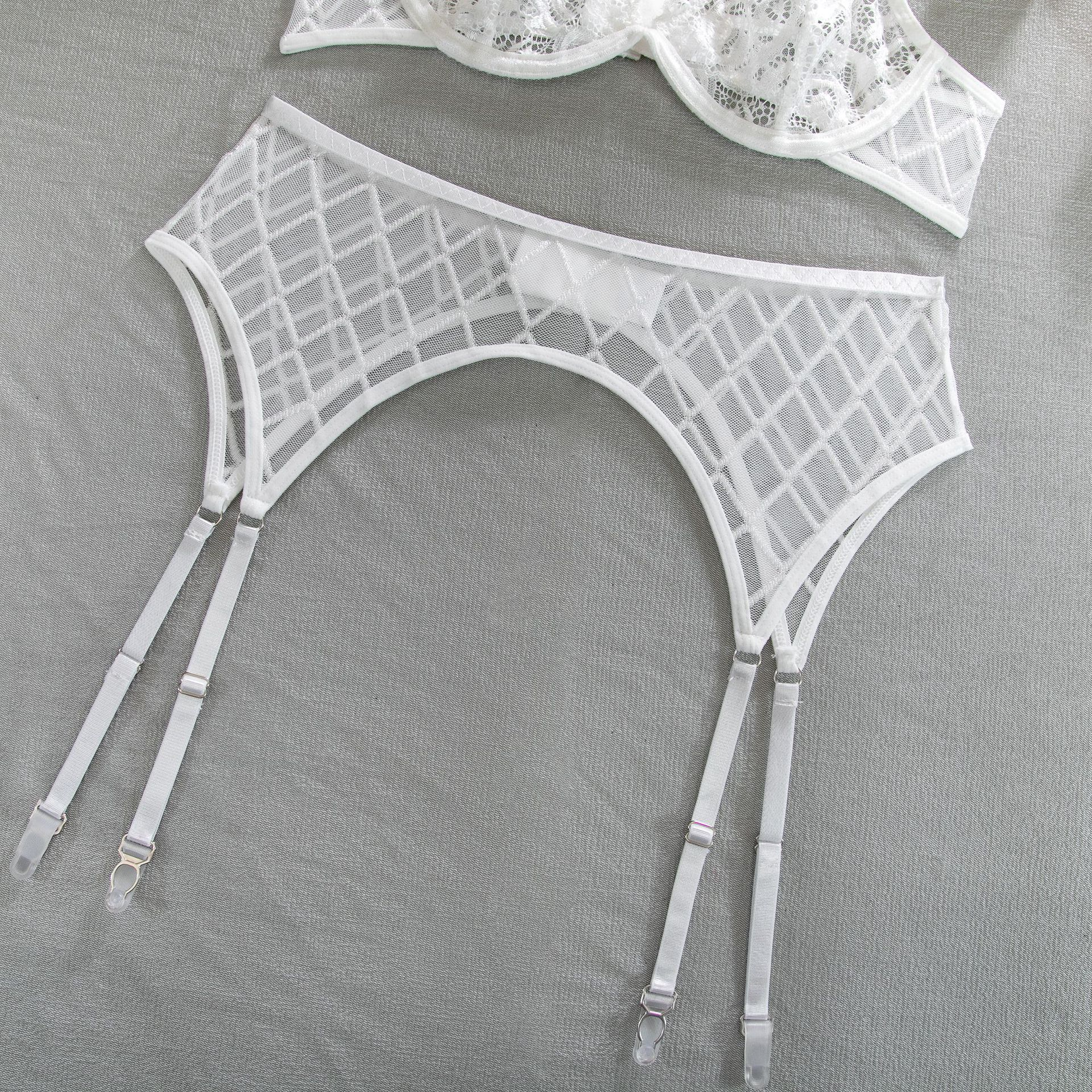 Title 14, Womens White Lace Perspective Underwear Three ...