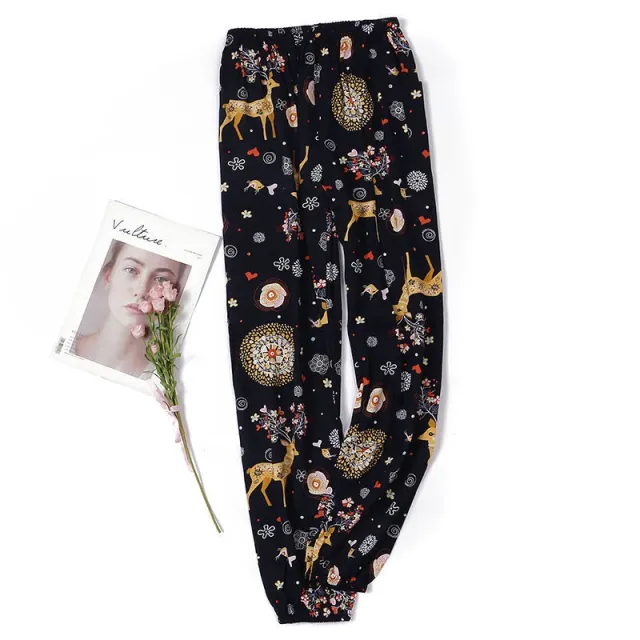 Women's Plus Size Cotton Pajama Pants Trousers Elk 2Xl - Shop at LoveMi