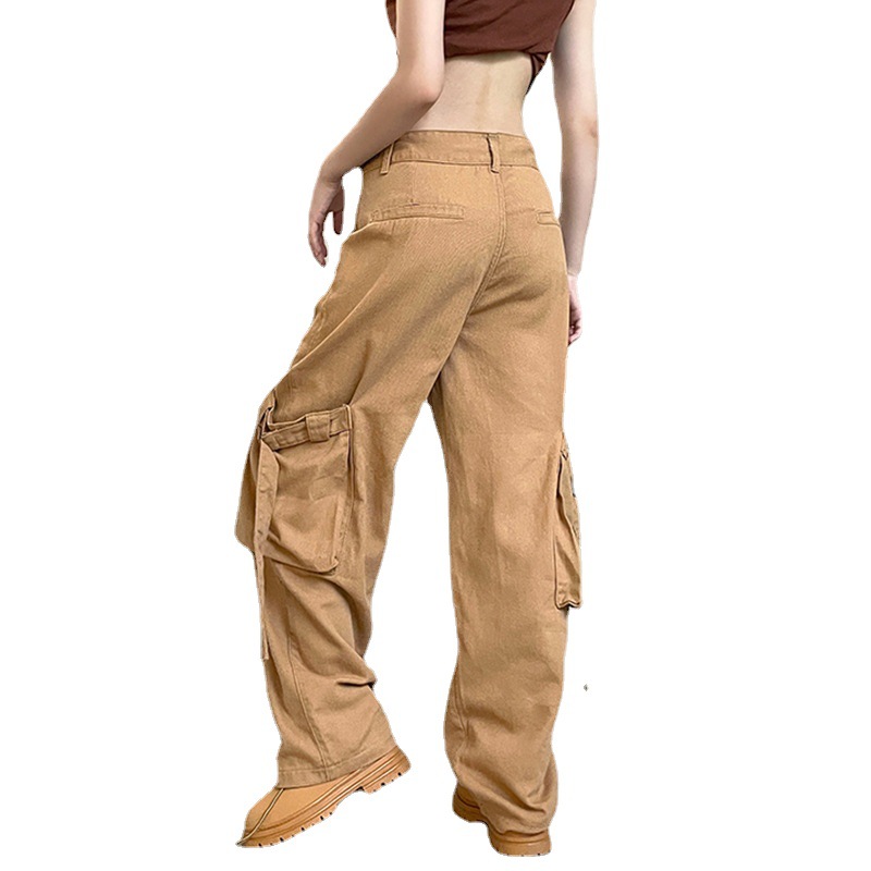Woven Trousers With Side Pockets And Side Pockets