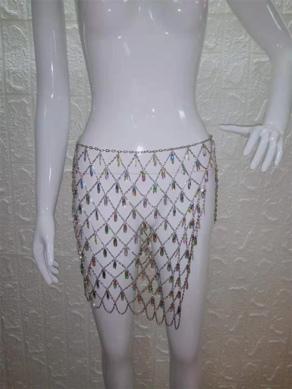 Title 4, Crystal hanger split rok voor dames. Combineert...