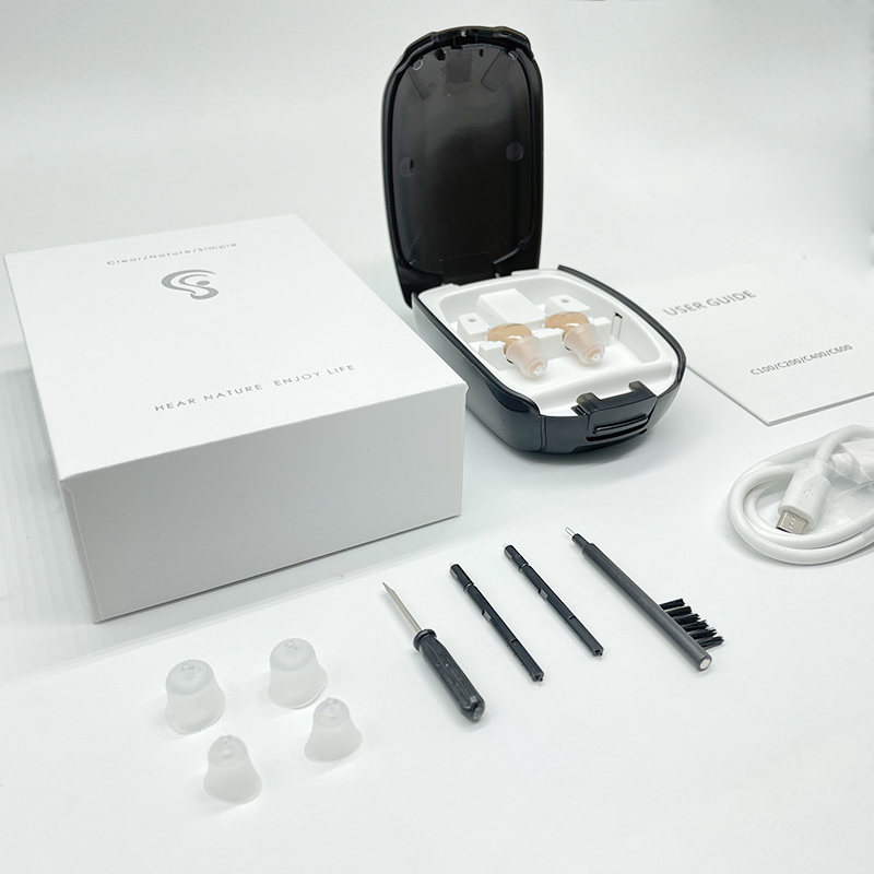 Rechargeable Hearing Aid CIC In-Ear Sound Amplifier Accessories - Image 11