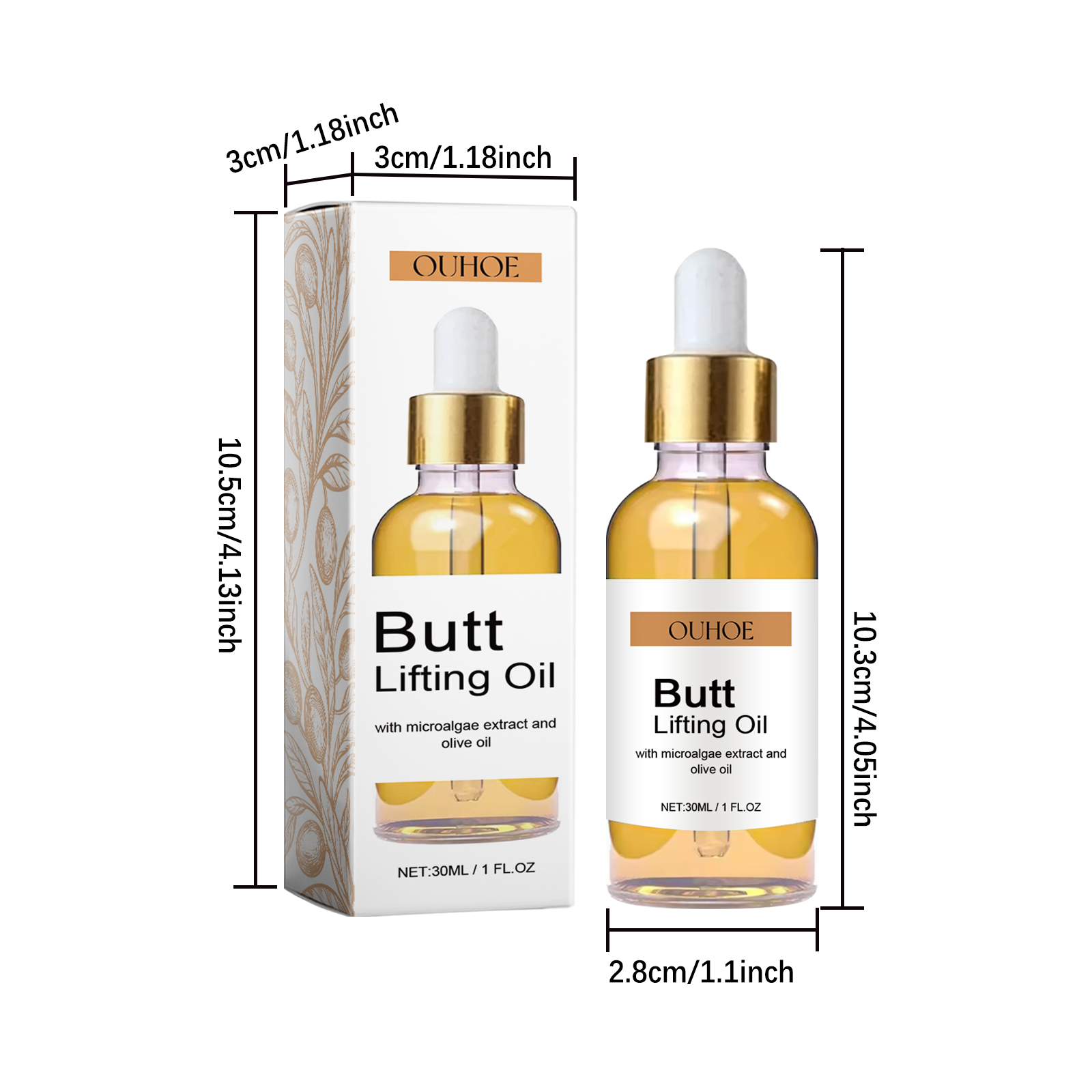 Hip Lifting Skincare Oil 30ml 1 Box — foto 3