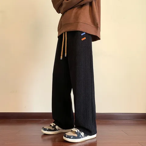 Design Plush Sanitary Pants for Men in Winter