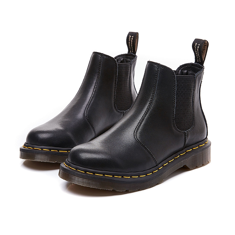 Title 7, Dames leren dikke casual Martin boots. Comforta...