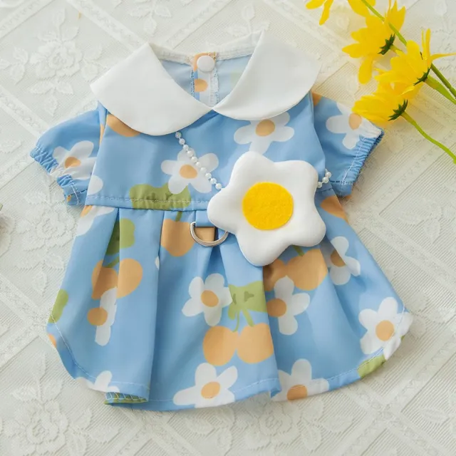 Thin Breathable Princess Skirt Small Dog Pet Clothing Egg Flower Bag Skirt - Shop at LoveMi
