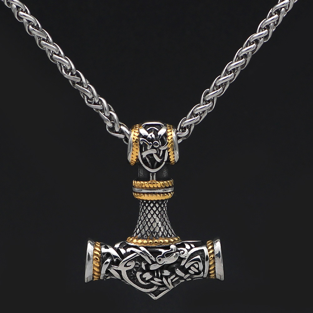 Viking Rune Pendant Necklace for Men.