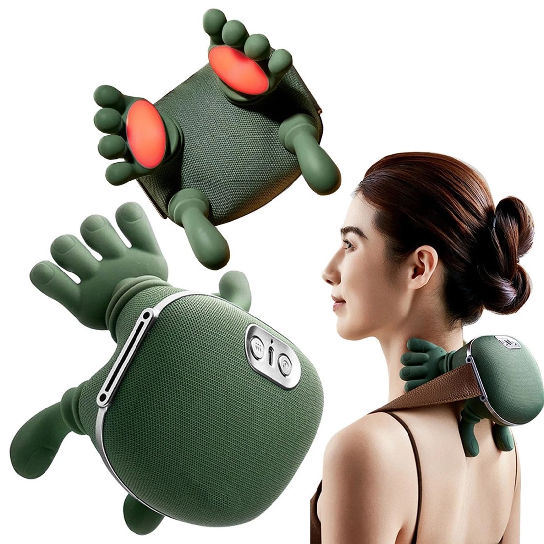 Neck Shoulder Massager With Heat Massagers Deep Tissue 4D Kneading 3 Speed — image 6