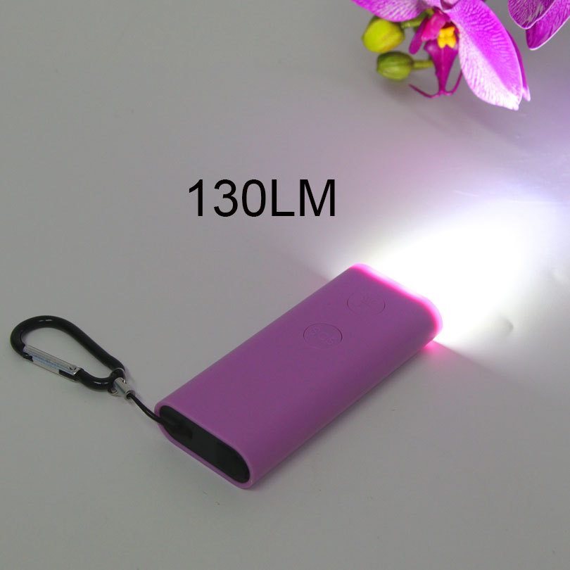 Personal Safety Alarm With 130LM LED Light For Self Defense Outdoor Emergency
