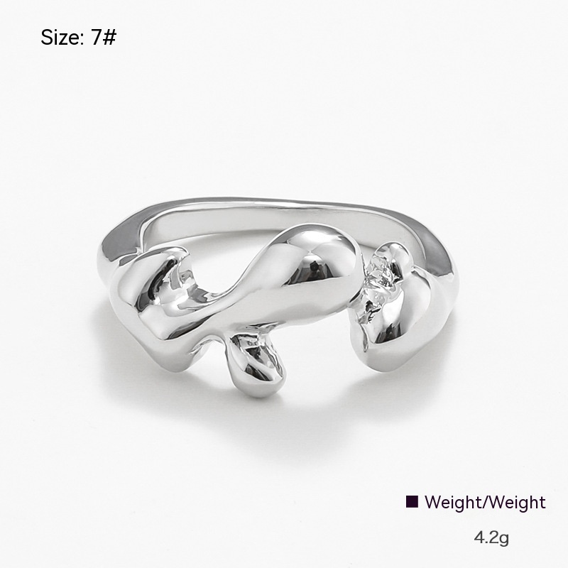 Women's Irregular Metal Personality Ring