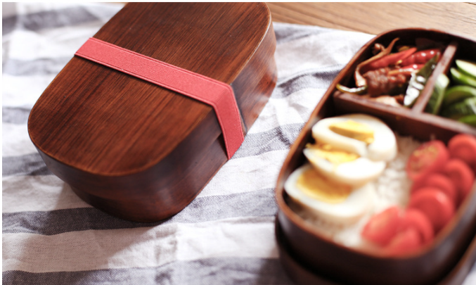 Title 6, Japanese Split Handmade Log Sushi Box