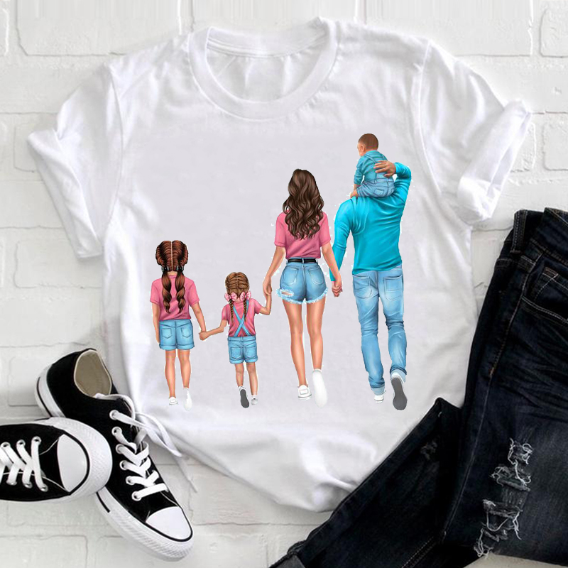 Title 10, Summer Mother Family Of Four Family Wear Parent...