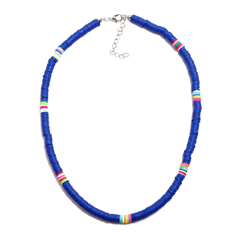Ethnic Style All-match Handmade Color Beaded Necklace Accessories