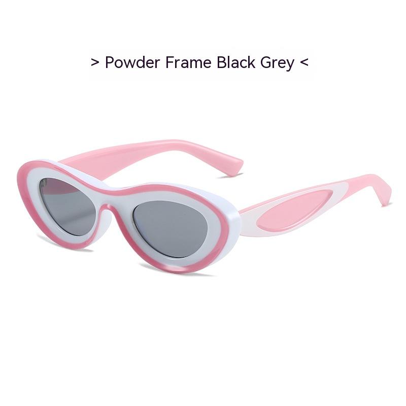 Pink Frame Black And Grey Lens