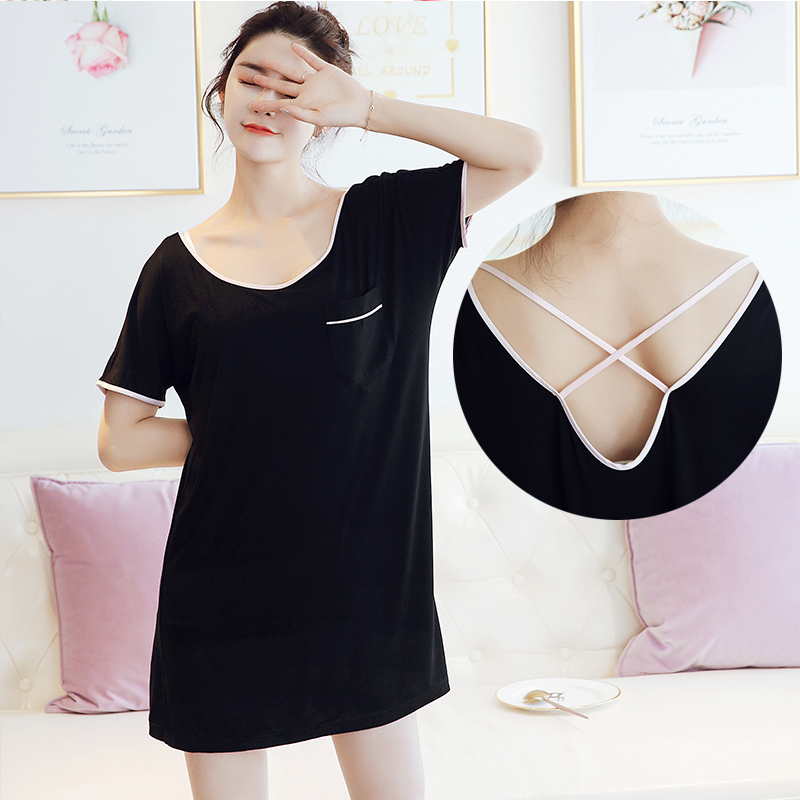 Title 4, Ladies summer backless nightdress