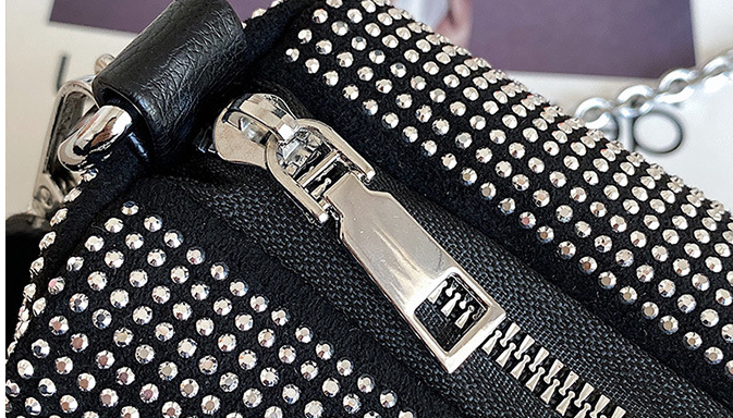Bright Drill Love Cylinder Bag Air Chain