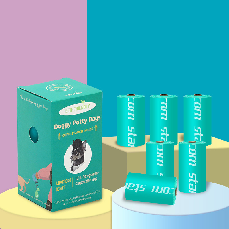 Corn Starch PLA Fully Degradable Litter Bag