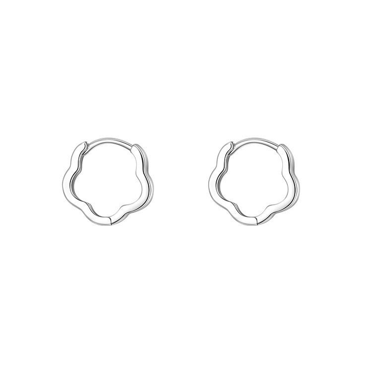 Flower Earrings Female Sterling Silver