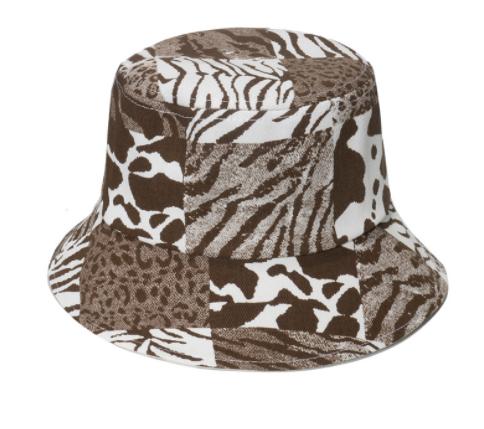 Spring And Summer Geometric Lattice Flowers Sun Female Fisherman Hat — foto 12