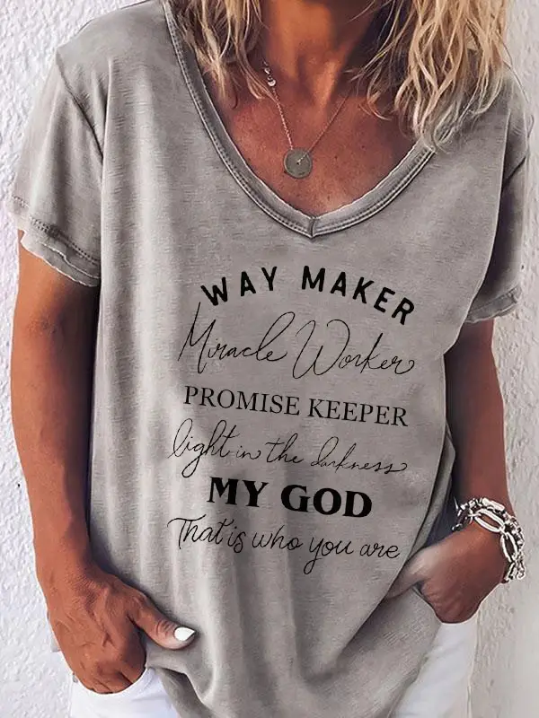 Casual Letter Printing Short-sleeved T Blood Women's Clothing