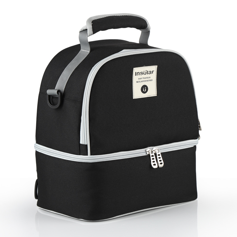 Going Out Mother's Shoulders Carry Milk Bag Breast Milk Preservation Bag Black - Shop at LoveMi