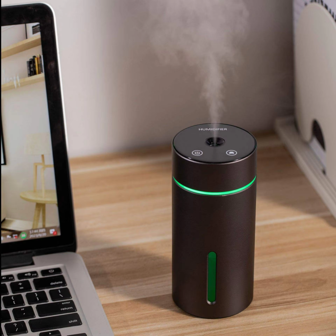 Portable Car Air Humidifier Aluminium Essential Oil Diffuser 260ml Car Aroma Diffuser For Home Office — foto 2