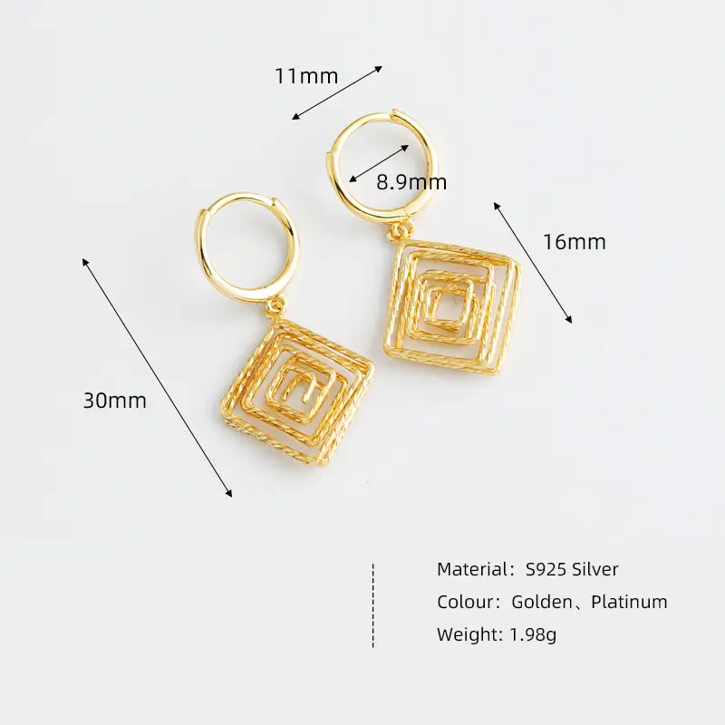 Light Luxury Style Fashion Pure White Fungus Buckle Ear Buckle