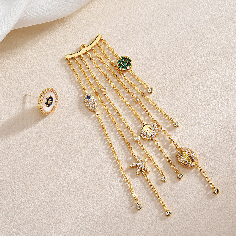 Tassel Earrings Temperament Super Fairy Net Red Earrings