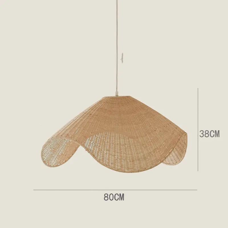 Tea Room Pastoral Handmade Bamboo Lamp