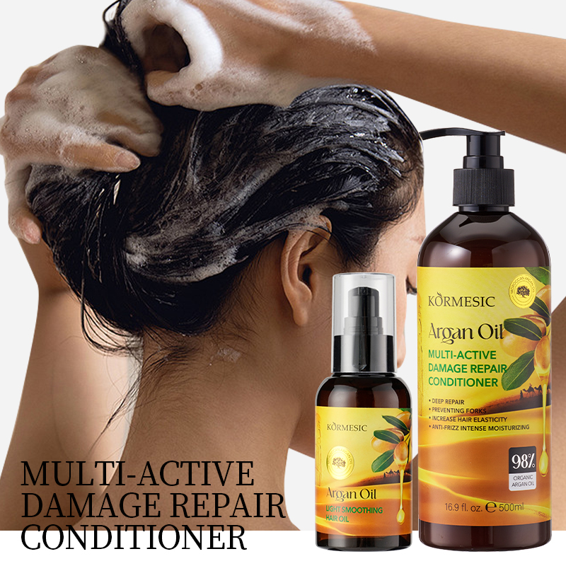 KORMESIC Moroccan Argan Oil Lightweight Smooth Hair Oil 110ml — foto 7
