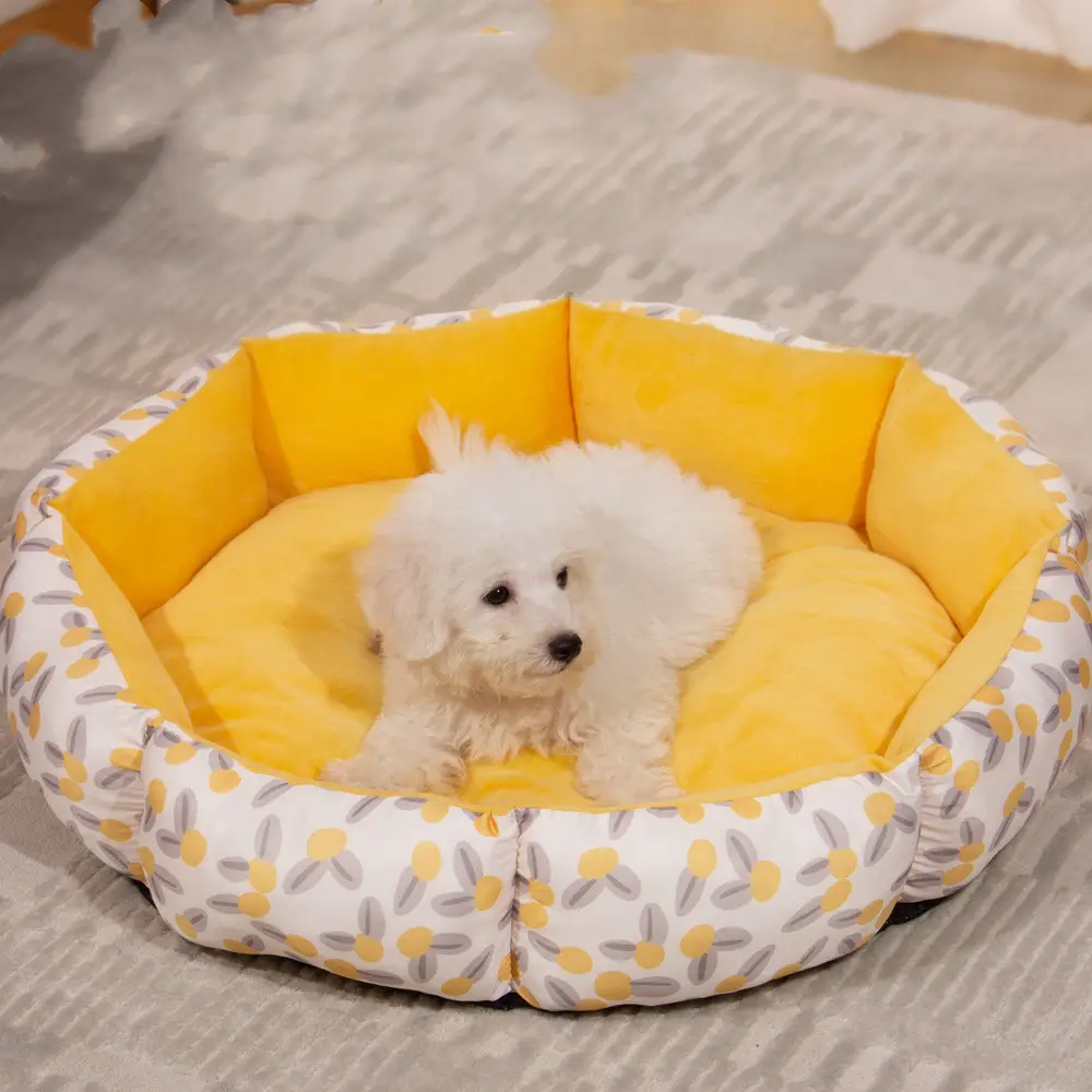 Octagonal Cage Pet Bed Universal Fleece Lining