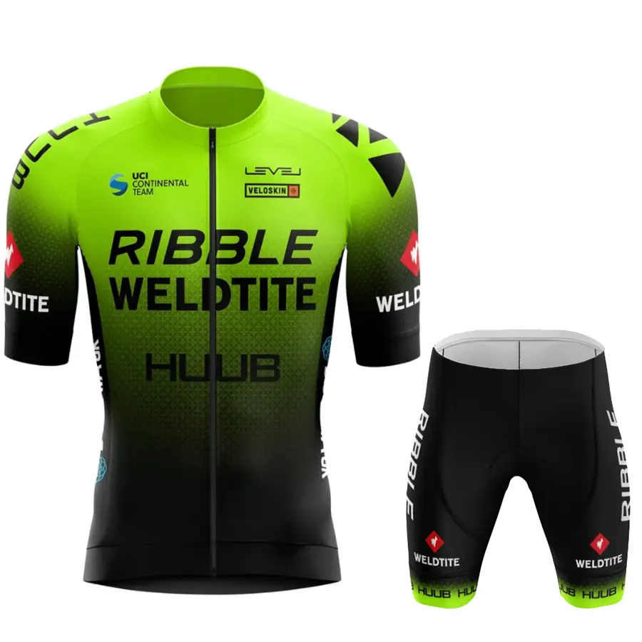 Men's Mesh Thin Sports Short Sleeve Cycling Suit