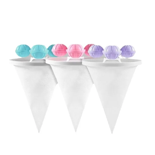 Floating Hair Filtering Mesh Removal,Pet Lint Removers Reusable Washing Machine Hair Filter Cleaning Mesh Bag,Lint Catcher For Washing Machine Wool... 3Colors - Shop at LoveMi