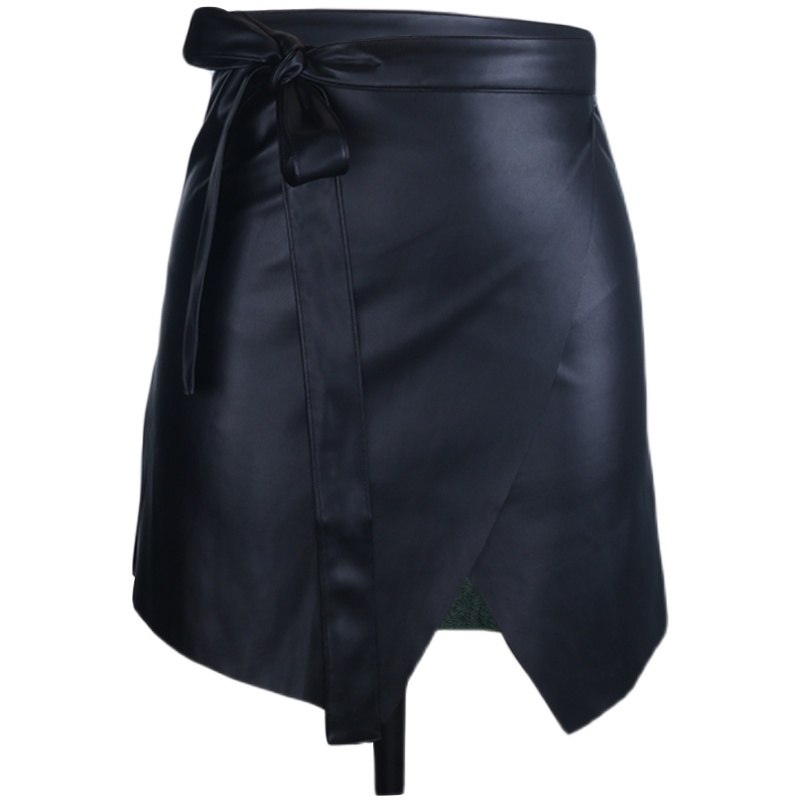 Title 4, Irregular Concave Shape Black All-Match Skirt –...