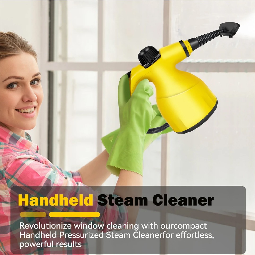 10o0W Electric Portable Hand Held Steam Steamer Cleaner & Accessories 2025 New — foto 12
