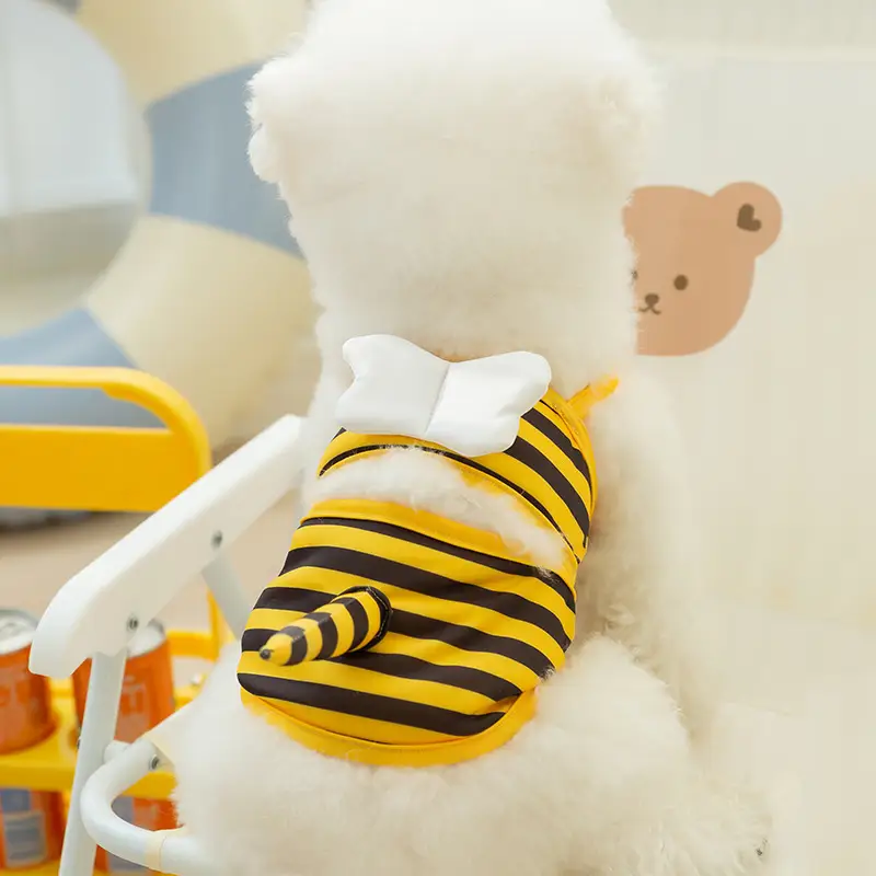Dog Cute Bee Shape Swimsuit Suspenders Bifeet