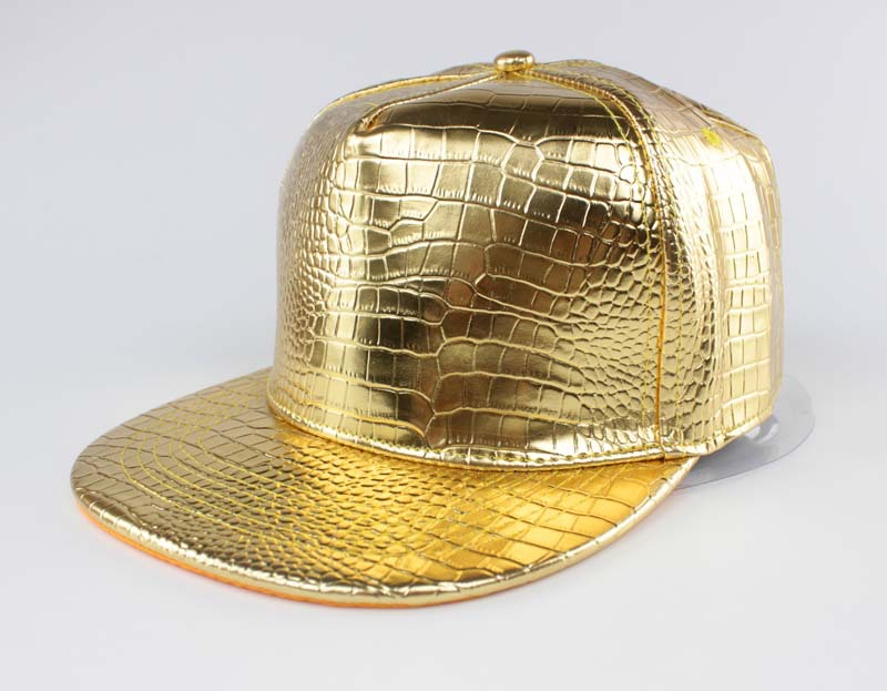 Hip Hop Cap PU Leather Flat Edge Baseball