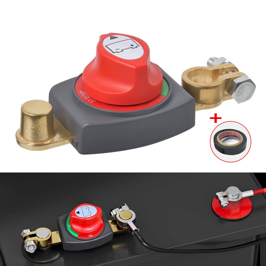 12V 24V Car Battery Disconnect  Cut Off Isolator Marine Truck Camper Boat New Uk