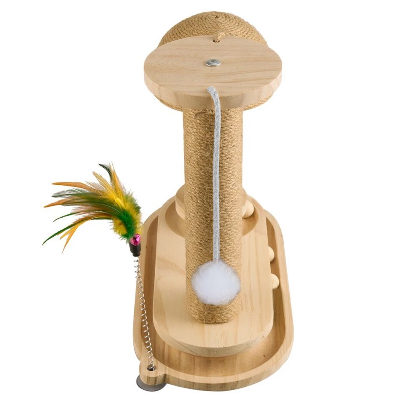 Large Cat Tree Scratching Post Pet Climbing Tower Kitten Activity Centre — image 3